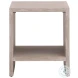 Dovetail Natural Gray End Table