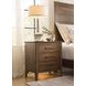 Abode Larson Medium Stain 3 Drawer Nightstand