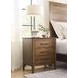 Abode Larson Medium Stain 3 Drawer Nightstand