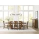 Kafe Latte 100" Extendable Rectangular Trestle Dining Table