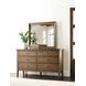 Glenwood Bark Rectangular Dresser Mirror