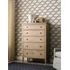Glenwood Oatmeal 5 Drawer Chest