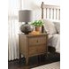 Glenwood Bark 2 Drawer Nighstand with LED Light