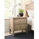 Glenwood Oatmeal 2 Drawer Nighstand with LED Light