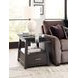Bessemer Black Square End Table
