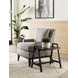 Bessemer Black Rectangular Chairside Table