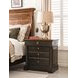 Bridgetown Black and Heritage Maple 4 Drawer Bachelors Chest