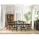 Nicholas Bridgetown Black and Heritage Maple Rectangular Extendable Dining Room Set