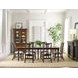 Nicholas Bridgetown Black and Heritage Maple Rectangular Extendable Dining Room Set