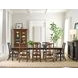 Nicholas Bridgetown Black and Heritage Maple Rectangular Extendable Dining Table
