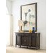 Harrison Bridgetown Black and Heritage Maple 4 Door Credenza