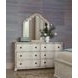 Helene Creme Breve 6 Drawer Dresser with Jewelry Tray