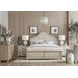 Vignette Creme King Panel Bed