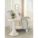 Cambric Civette Cream Round End Table