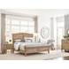 Cadence Light Stain Queen Sleigh Bed