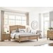 Cadence Light Stain King Sleigh Bed