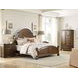 Allenby Rich Hazelnut King Panel Bed
