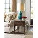 Commonwealth Washburn Medium Stain Rectangular End Table