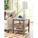 Costa Way Hamilton Taupe Rectangular End Table with 1 Drawer