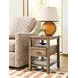 Costa Way Hamilton Taupe Rectangular Charging Chairside Table