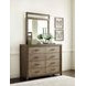 Debut Terra Gray Rectangular Dresser Mirror