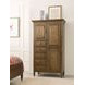 Ansley Hillgrove Medium Stain 2 Door Accent Cabinet