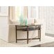 Eldon Medium Stain D Shaped Console Table