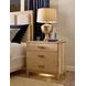 Essence Ash 3 Drawer Nightstand with LED Light