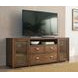 Foster Medium Stain 76" Entertainment Console with 2 Doors