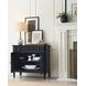 Merriam Black Accent Door Chest