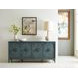 Hidden Treasures Blue 80" Console with 4 Doors