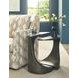 Hidden Treasures Gray D Shaped Side Table Set