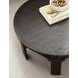 Lillith Dark Stain Round Cocktail Table