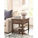 Longham Warm Auburn Rectangular End Table with 1 Drawer