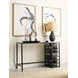 Mackintosh Brown and Black Rectangular Console Table with Stools