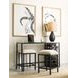 Mackintosh Brown and Black Rectangular Console Table with Stools