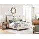 Monogram Walnut Pinehurst Medium Stain Upholstered Panel Bedroom Set
