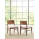Monogram Walnut Mackie Cream Dining Chair