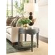 Nicolette Hamilton Charcoal Oval End Table
