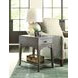 Nicolette Hamilton Charcoal Rectangular Chairside Table