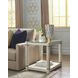 Pavilion White End Table