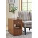 Premise Medium Stain Rectangular Charging Chairside Table