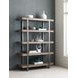 Sandler Gray Bookshelf with 4 Shelves