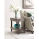 Sandler Brown Rectangular Chairside Table