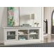 Structures Pure White 81" Triple Storage TV Stand