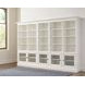 Structures Quintuple White 30 Shelves Display Bookcase