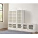 Structures Quintuple White 30 Shelves Display Bookcase
