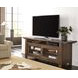 Thornton Medium Stain 80" Entertainment Console with 2 Doors