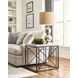 Vonne Beige and Gray Square End Table