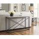 Vonne Beige and Black Rectangular Sofa Table